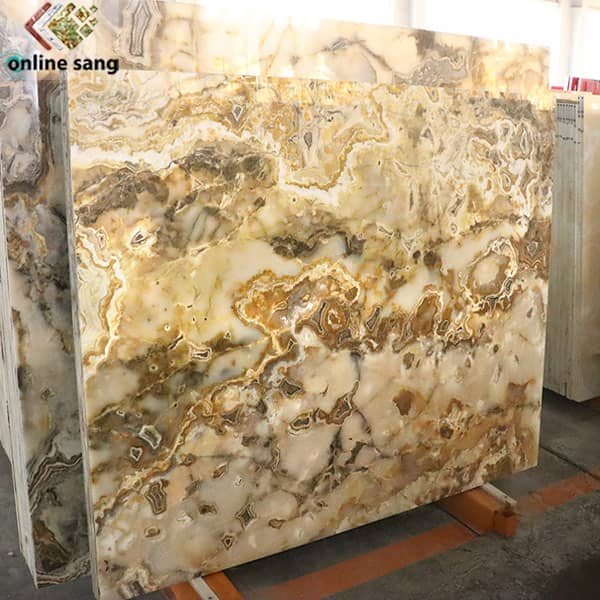 سنگ اسلب مرمر گلدن کلودی